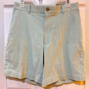 Southern Tide Green Stripe The Skipjack Bermuda Shorts vacation cruise